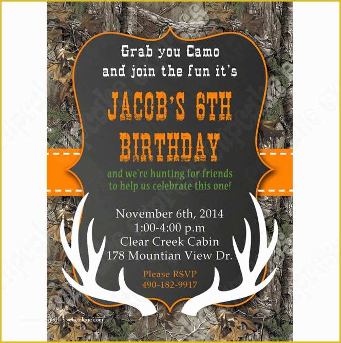 Camouflage Invitations Template Free Of Camouflage Birthday Invitations Camouflage Birthday