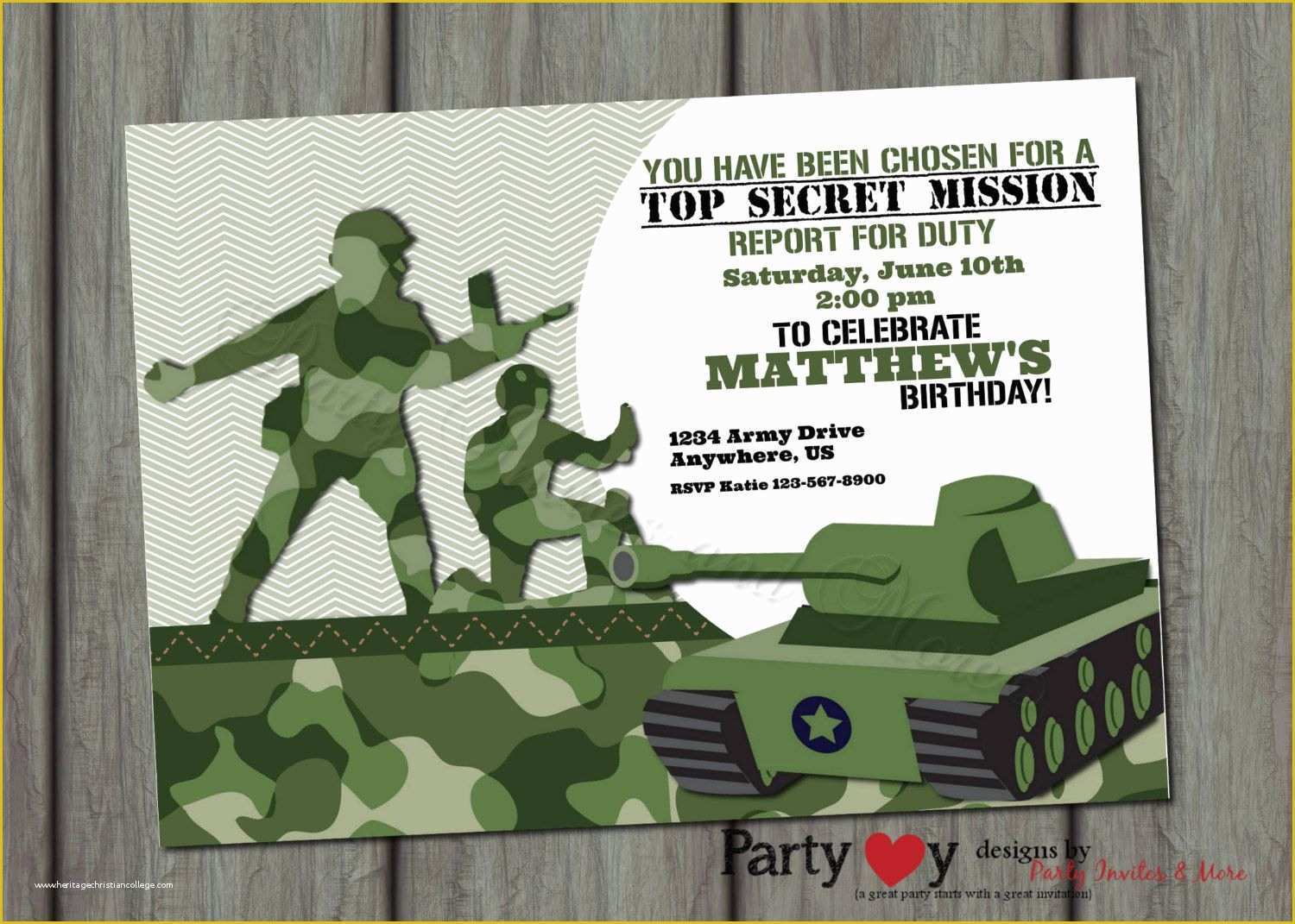 Camouflage Invitations Template Free Of Camouflage Birthday Invitations Printable