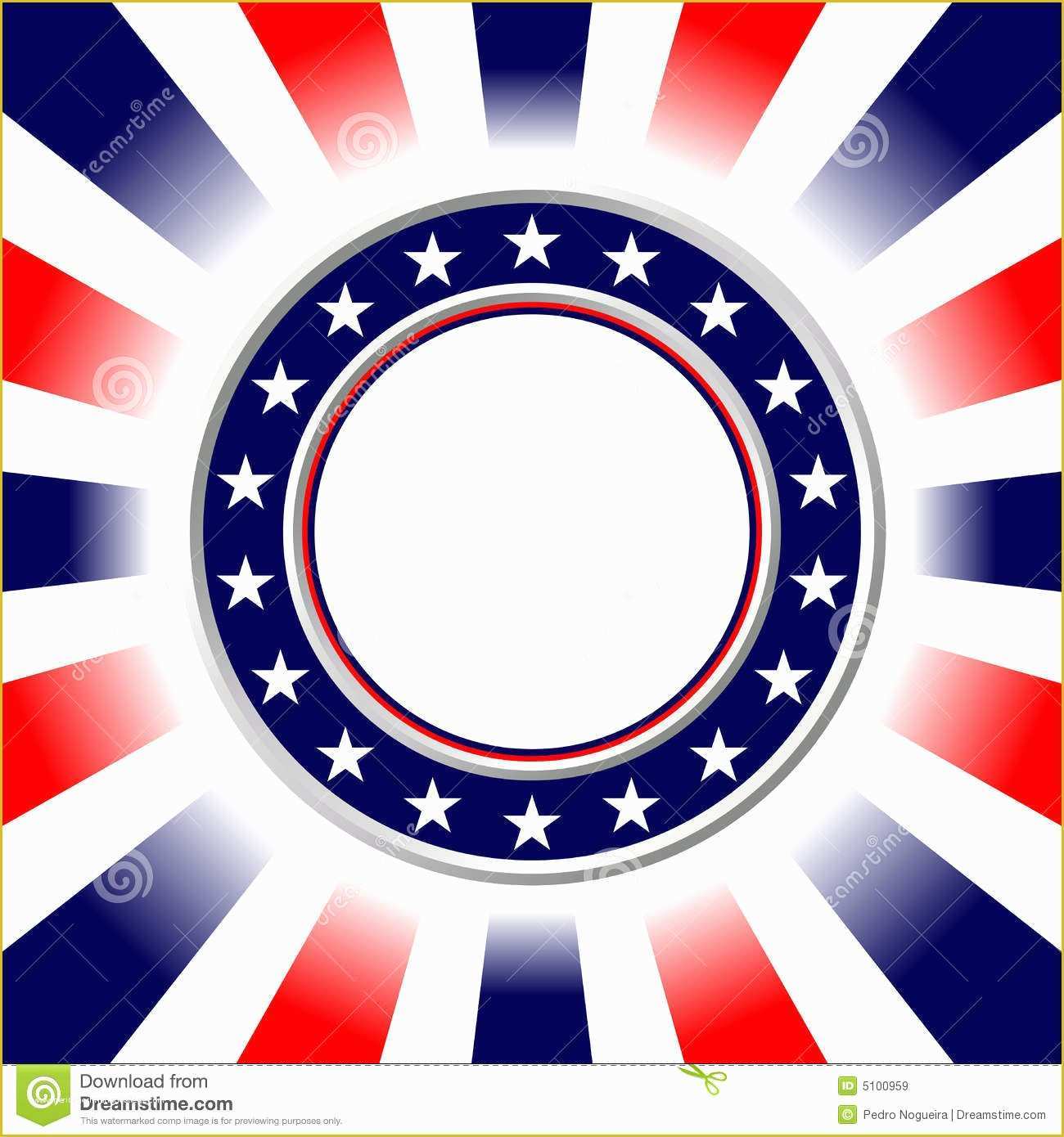  Campaign Button Template Free Download Of Election Background Stock 