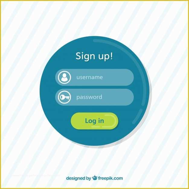 Campaign button Template Free Download Of Login form Vectors S and Psd Files