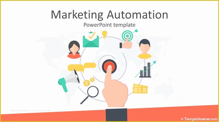 Campaign button Template Free Download Of Marketing Automation Powerpoint Template Templateswise