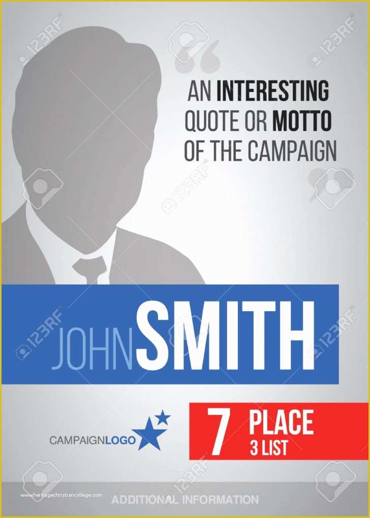 Campaign Poster Template Free Of Poster Campaign Poster Template