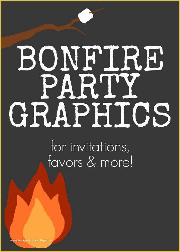 Campfire Invitation Template Free Of 25 Best Ideas About Bonfire Parties On Pinterest