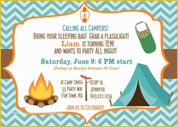 Camping Invitations Templates Free Of 20 Great Baby Shower Wording Examples for Your Invitations