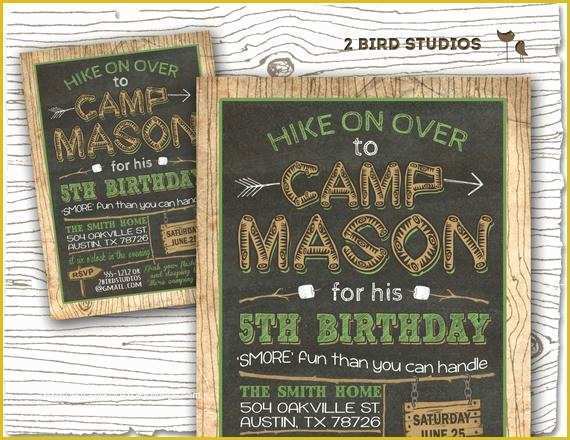 Camping Invitations Templates Free Of Camping Invitation Camping Party Invitation Camping Birthday