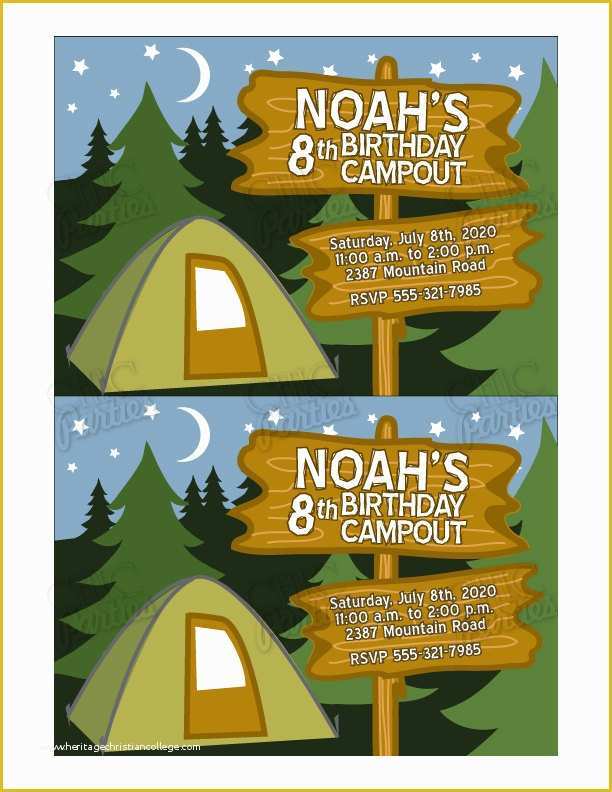 camping-invitations-templates-free-of-items-similar-to-printable