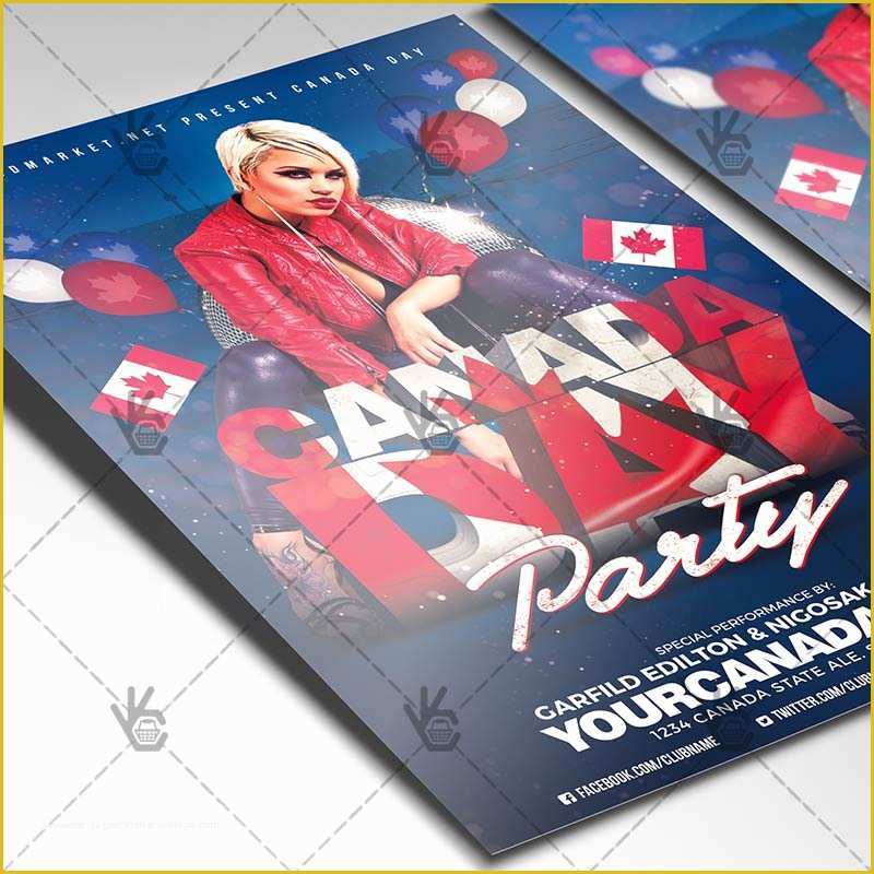 Canada Day Flyer Template Free Of Canada Day Celebration Premium Flyer Psd Template