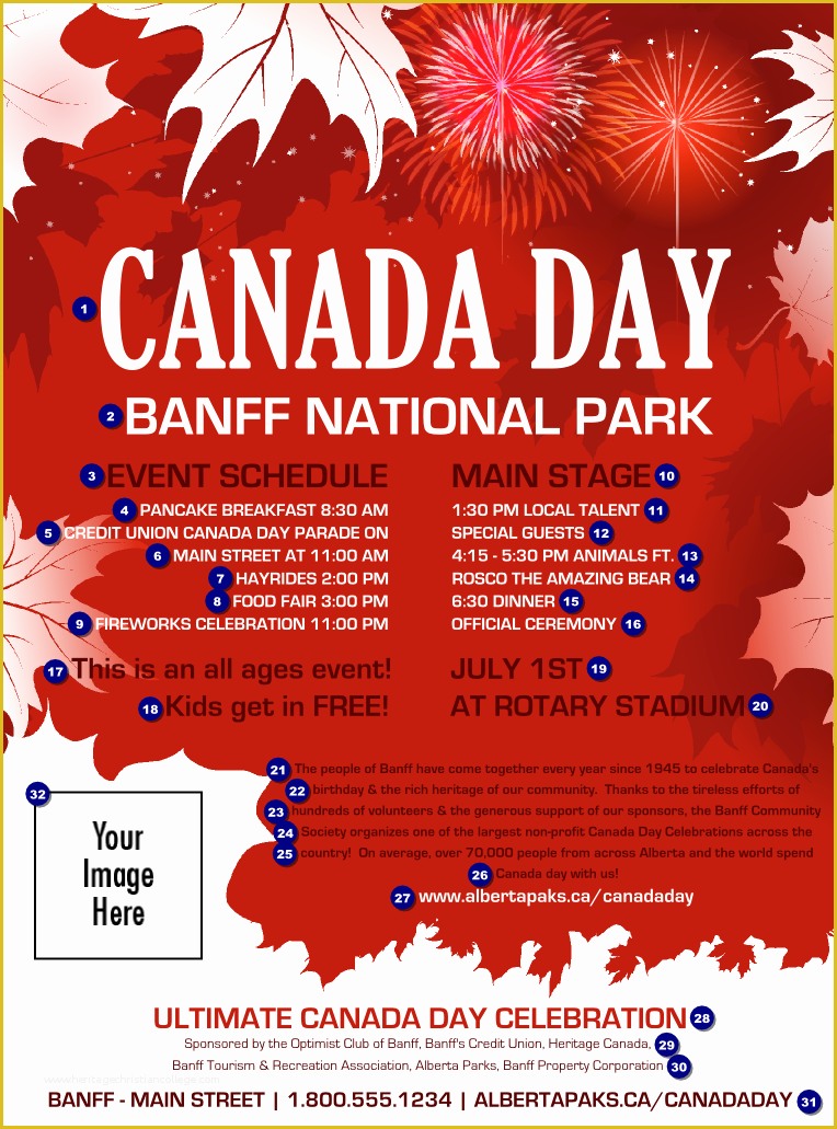 Canada Day Flyer Template Free Of Canada Day Flyer