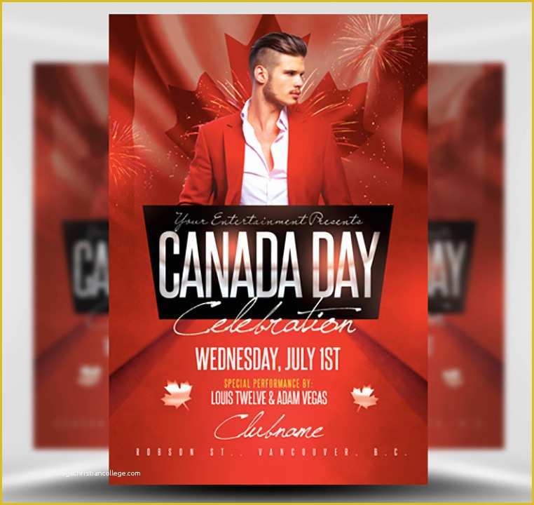 Canada Day Flyer Template Free Of Canada Day Flyer Template 2 Flyerheroes