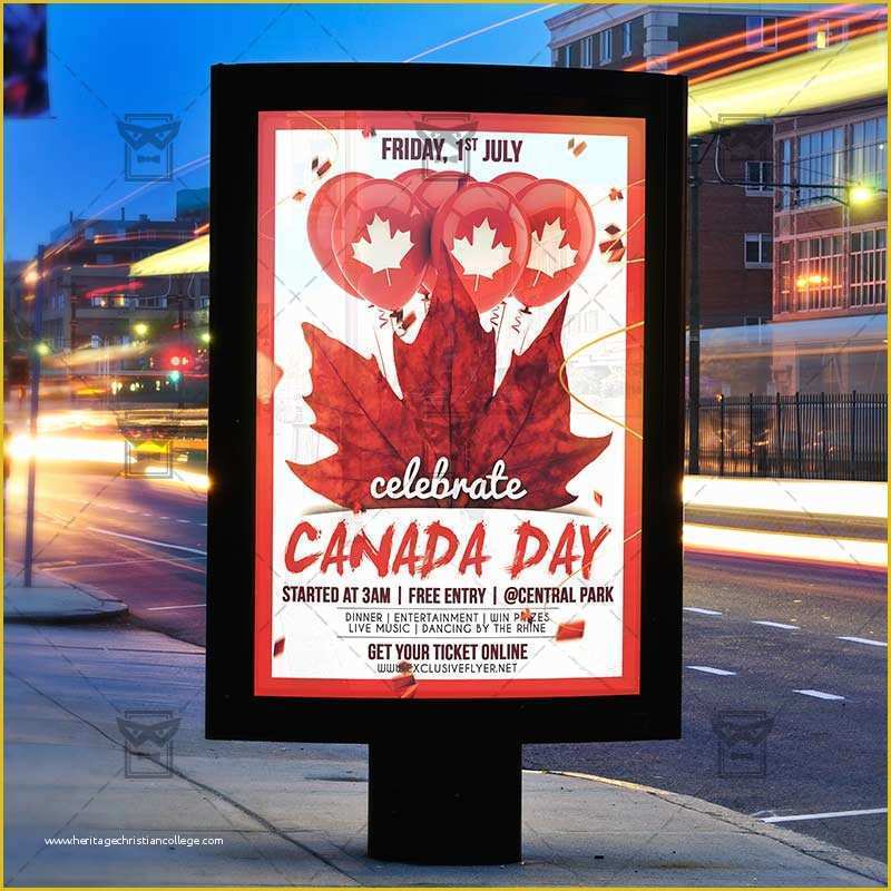 Canada Day Flyer Template Free Of Canada Day – Premium Flyer Template Instagram Size Flyer