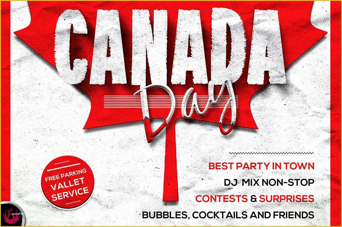 Canada Day Flyer Template Free Of Dribbble Ip Canada Day Flyer Poster Template 4 by