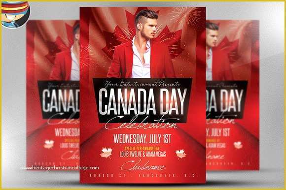 Canada Day Flyer Template Free Of Free Flyer Templates Red Carpet Affair Designtube