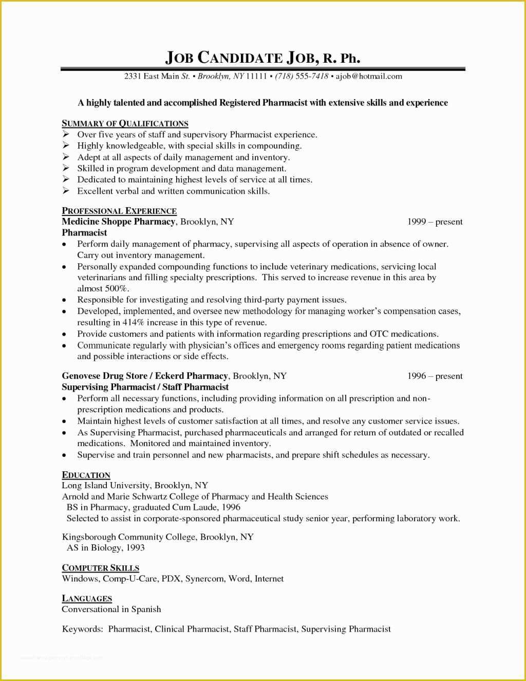 Canadian Resume Template Free Of Canada Resume format Sample Tag Canada Resume format