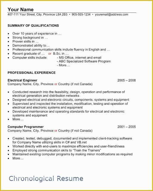 Canadian Resume Template Free Of Canadian Resume Template Free Builder & format