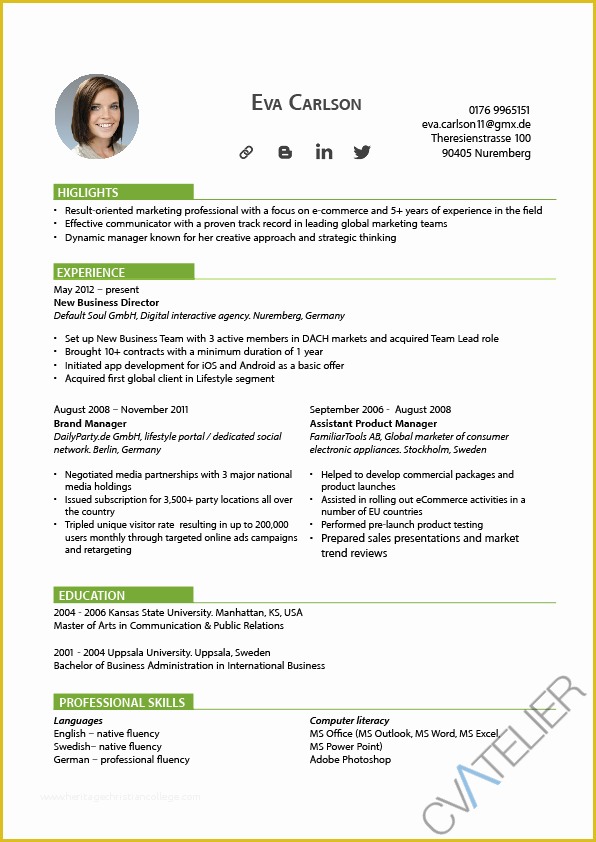 Canadian Resume Template Free Of Sample Resume In Canada format Marchigianadoc