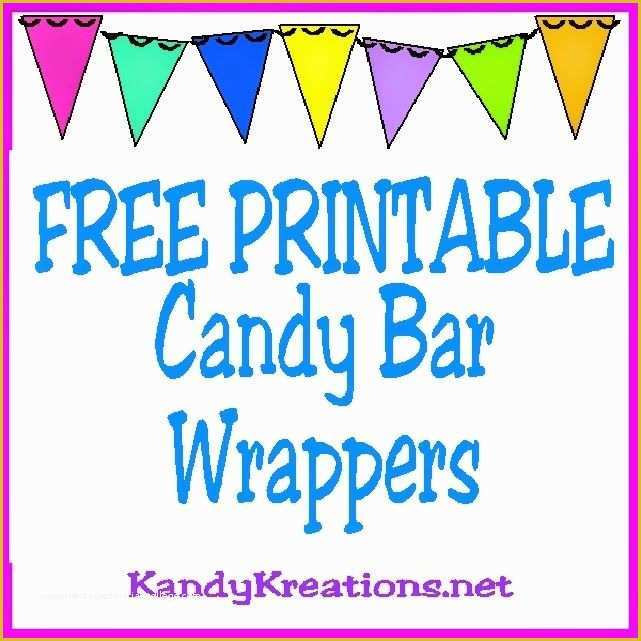 Candy Bar Wrappers Template for Baby Shower Printable Free Of 10 Printable Candy Bar Wrappers