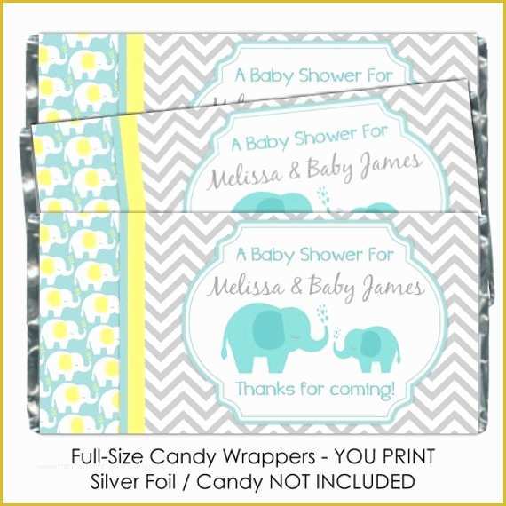 Candy Bar Wrappers Template for Baby Shower Printable Free Of Candy Bar Wrappers Template for Baby Shower Printable Free