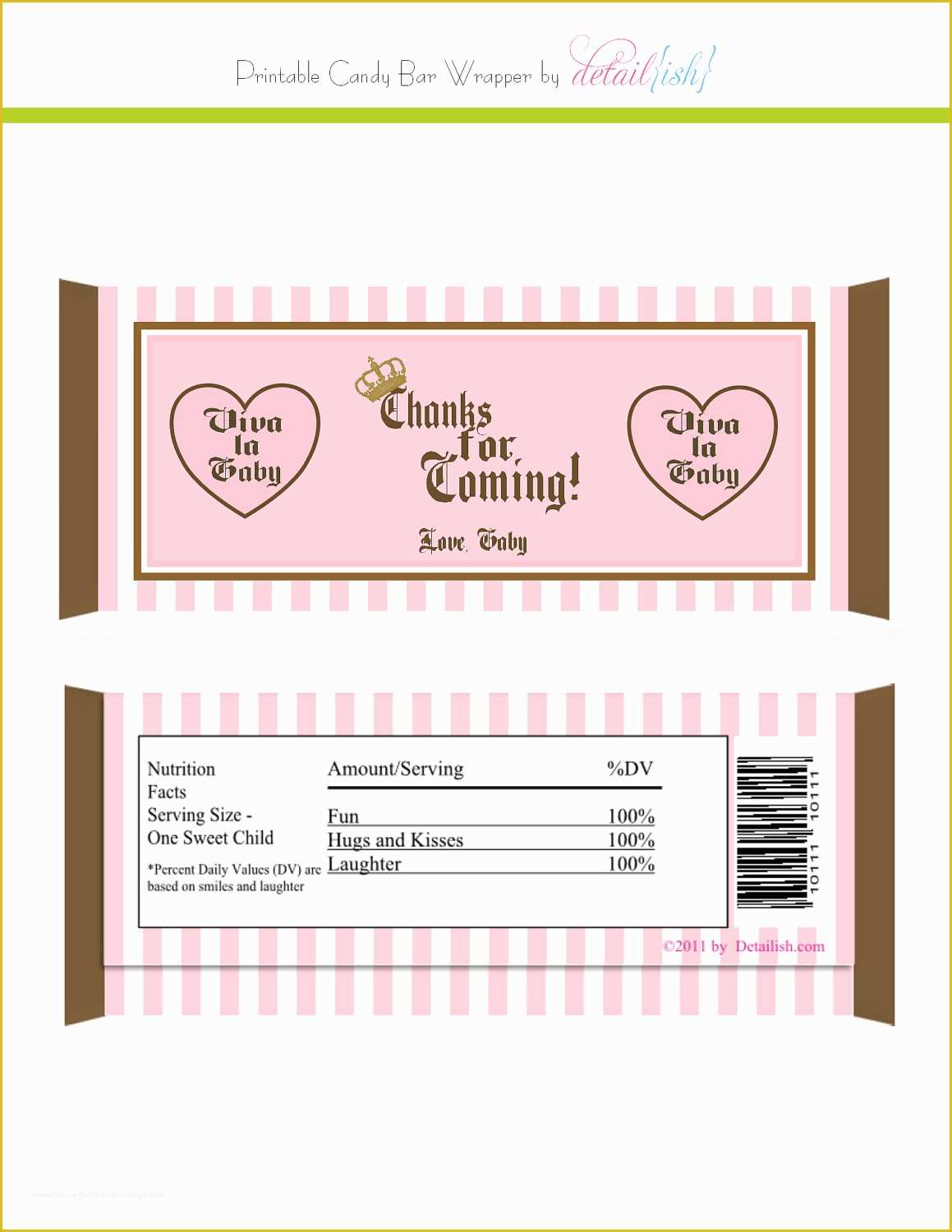 Candy Bar Wrappers Template for Baby Shower Printable Free Of Items Similar to Juicy Couture Inspired Candy Bar Wrapper
