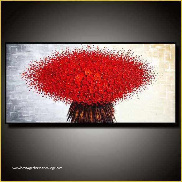Canvas Painting Templates Free Of 17 Abstract Flower Paintings