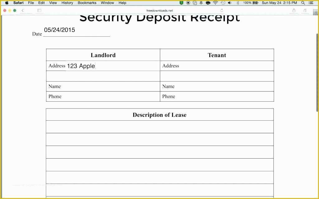 Car Deposit Receipt Template Free Of Deposit Receipt Templates A Deposit Receipt A Document that