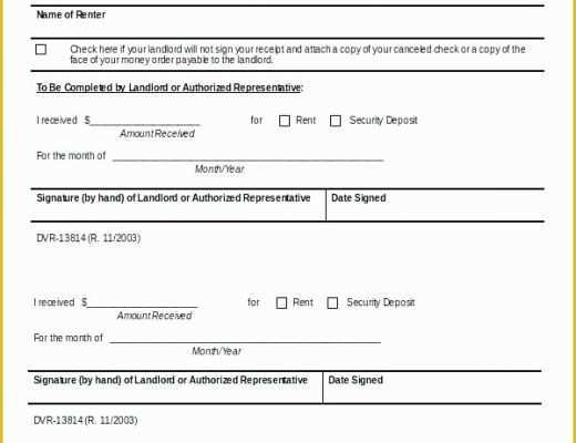Car Deposit Receipt Template Free Of Deposit Receipt Templates A Deposit Receipt A Document that
