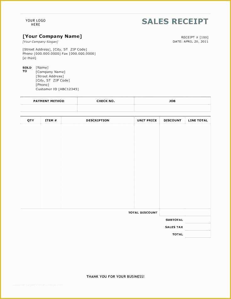 Car Deposit Receipt Template Free Of Receipt Template for Car Sale Bill Sales Template for