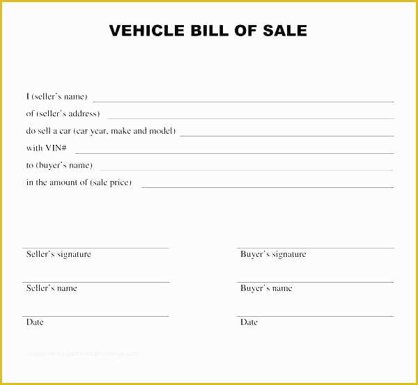 Car Deposit Receipt Template Free Of Vehicle Sales Agreement Template Vehicle Sales Agreement