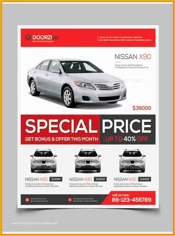 36 Car for Sale Flyer Template Free