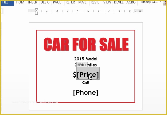 Car for Sale Flyer Template Free Of Car Sale Flyer Template for Word