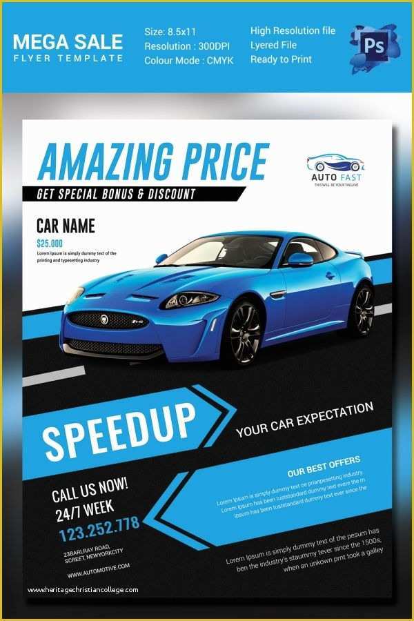 Car for Sale Flyer Template Free Of Mega Car Sale Flyer Template