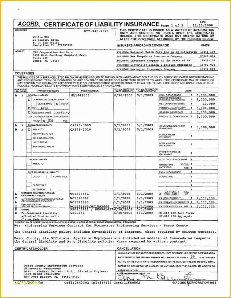 Car Insurance Templates Free Download Of Proof Of Insurance Template Seven Mind Blowing