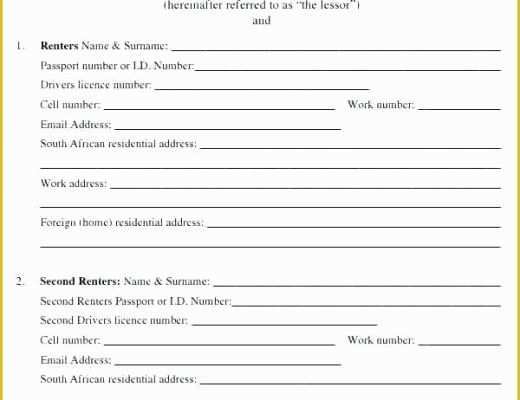 Car Lease Template Free Of Auto Lease Agreement Template