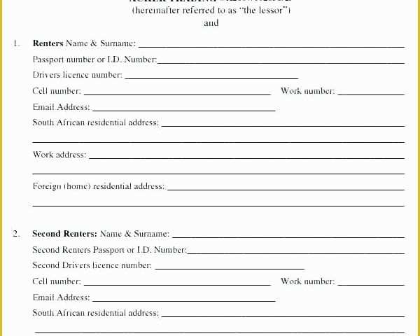 Car Lease Template Free Of Auto Lease Agreement Template