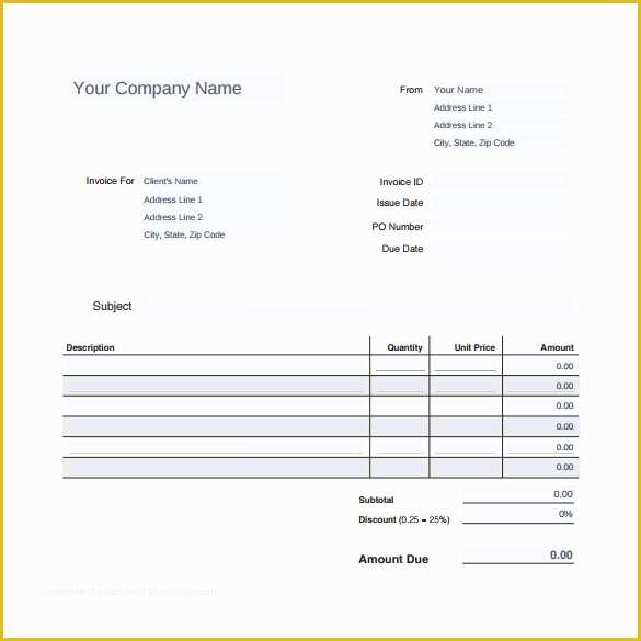 Car Repair Invoice Template Free Of 12 Sample Auto Repair Invoice Templates to Download