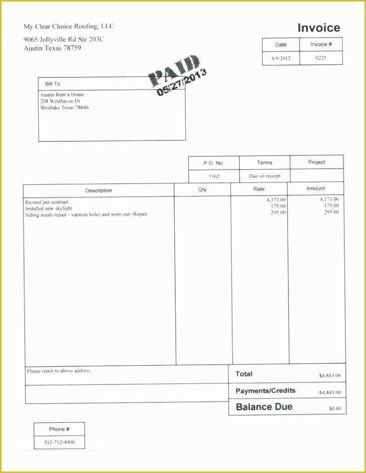 Car Repair Invoice Template Free Of Mechanic Receipt Template Free Printable Auto Repair