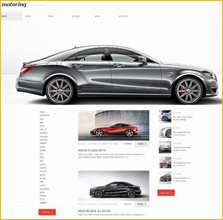 Car Repair Responsive Website Template Free Download Of 22 Best Premium Car Website Templates