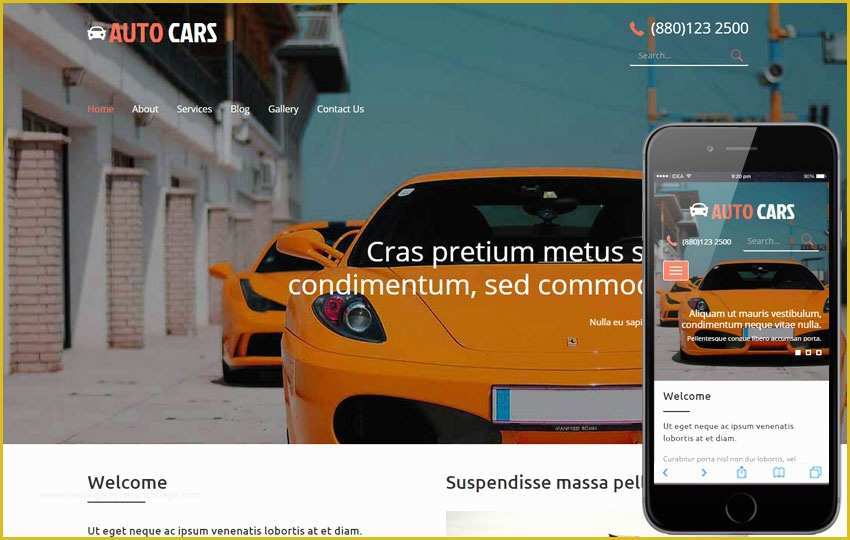 Car Repair Responsive Website Template Free Download Of Automotive Web Template Codebluesolutions