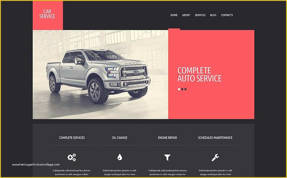 Car Repair Responsive Website Template Free Download Of Car Repair Responsive Website Template