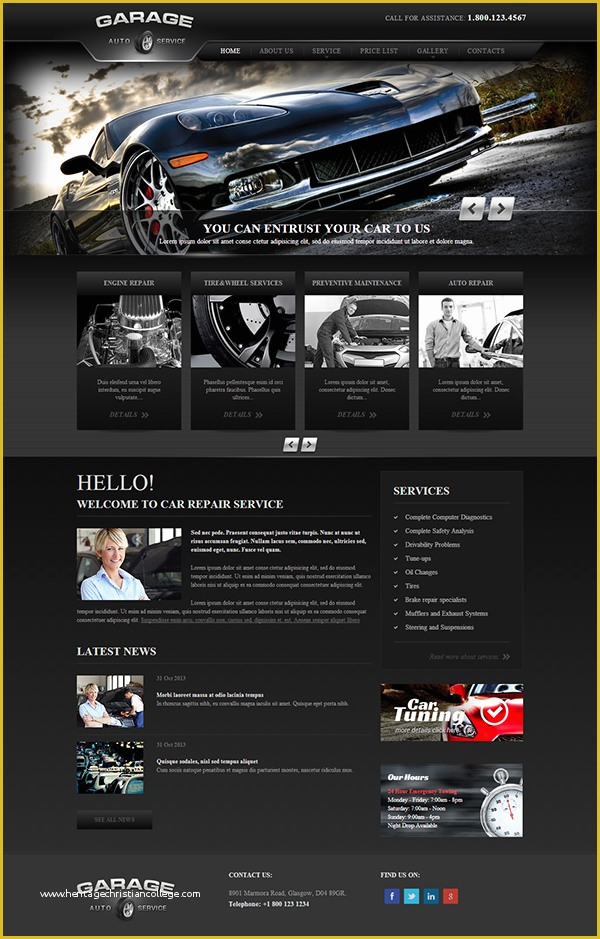 Car Repair Responsive Website Template Free Download Of Garage Car car-repair-responsive-website-template-free-download-of-garage-car