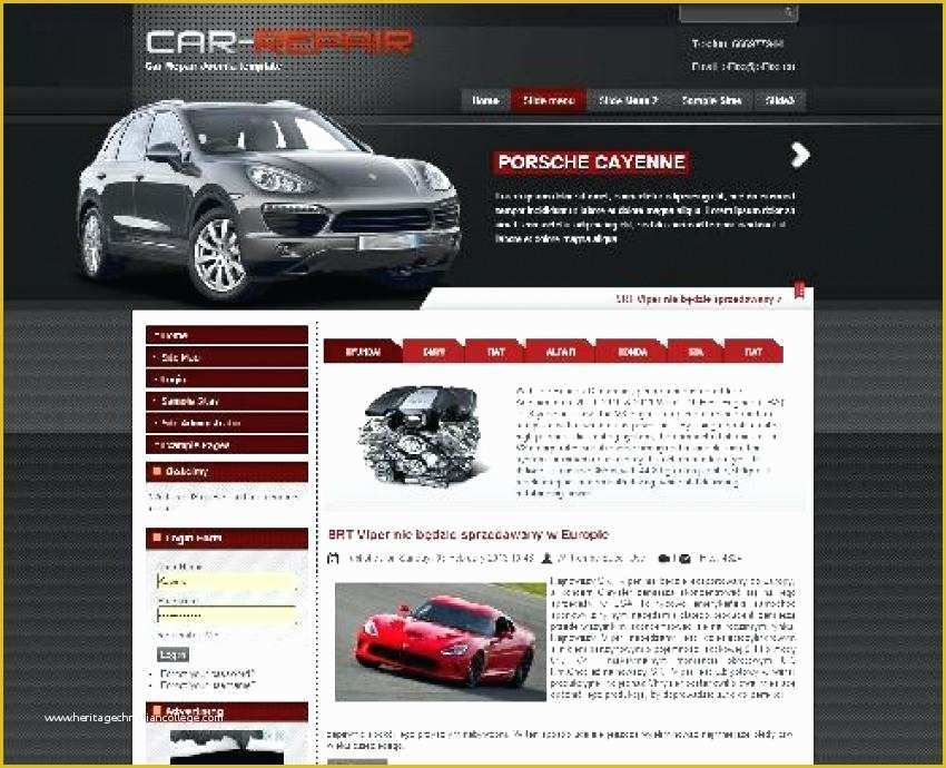 Car Repair Responsive Website Template Free Download Of Joomla Car Dealer Template Free Check Interesting Features
