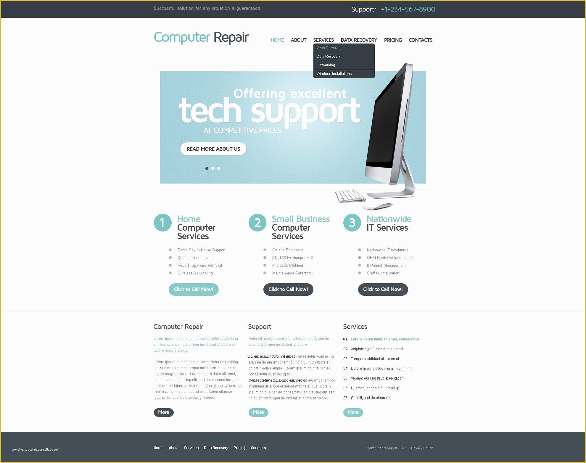 Car Repair Responsive Website Template Free Download Of Puter Repair Responsive Website Template