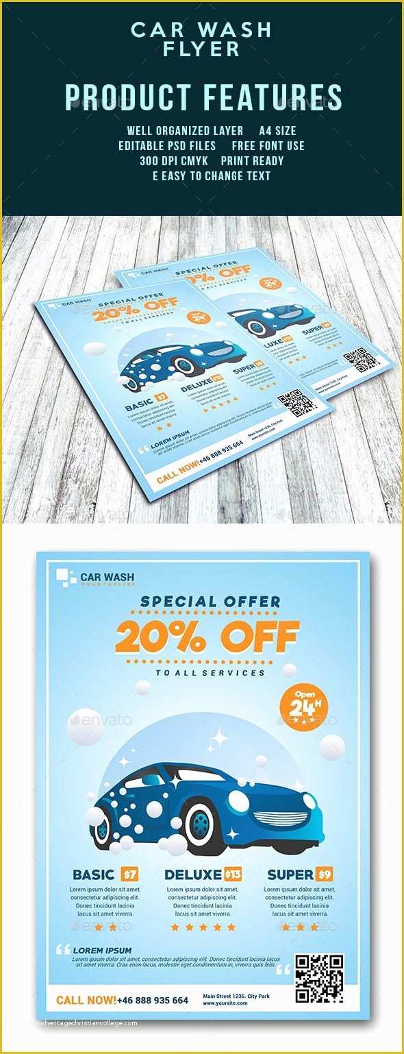 Car Wash Flyer Template Free Of Car Wash Flyer Template