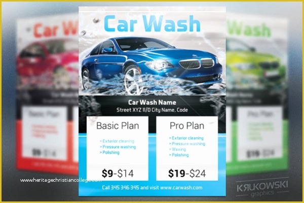 Car Wash Flyer Template Free Of Car Wash Flyer Templates Free Psd Design Ideas