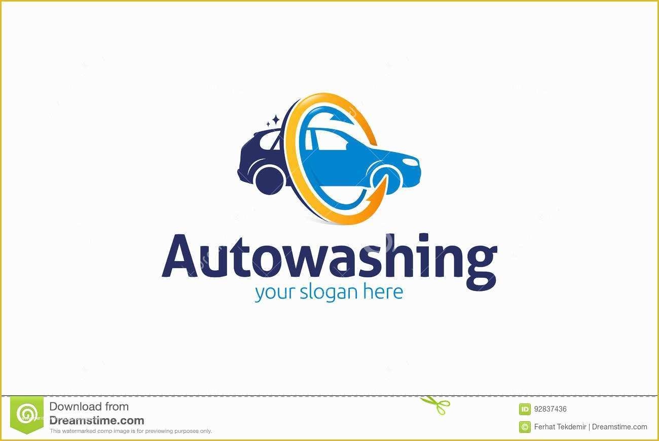 Car Wash Logo Template Free Of Auto Wash Logo Stock Vector Illustration Of Mercial