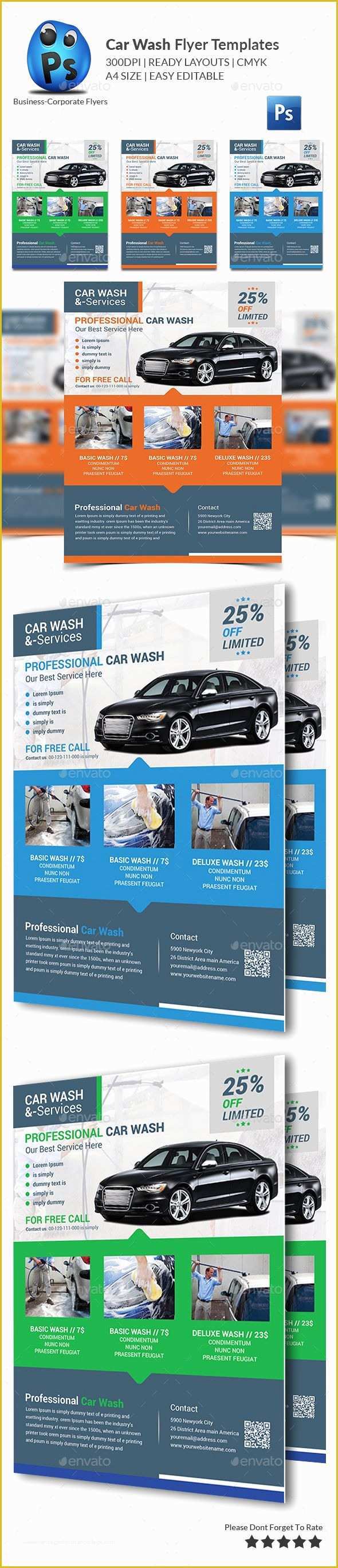 Car Wash Logo Template Free Of Car Wash Flyer Templates Corporate Flyers