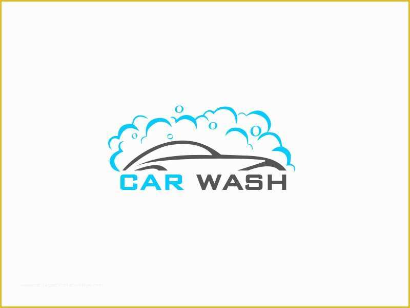 Car Wash Logo Template Free Of Car Wash Logo by Naveen Kumar Dribbble