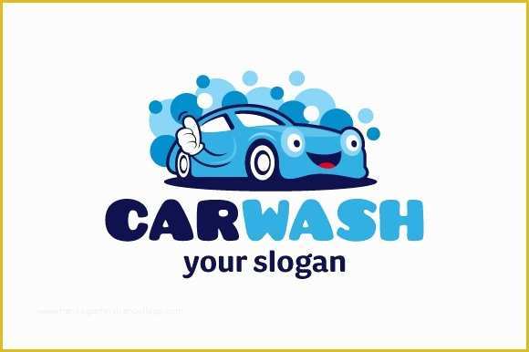 Car Wash Logo Template Free Of Car Wash Logo Logo Templates Creative Market
