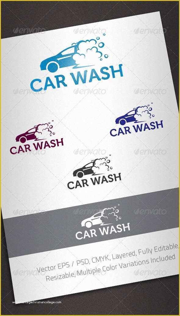 Car Wash Logo Template Free Of Car Wash Logo Template