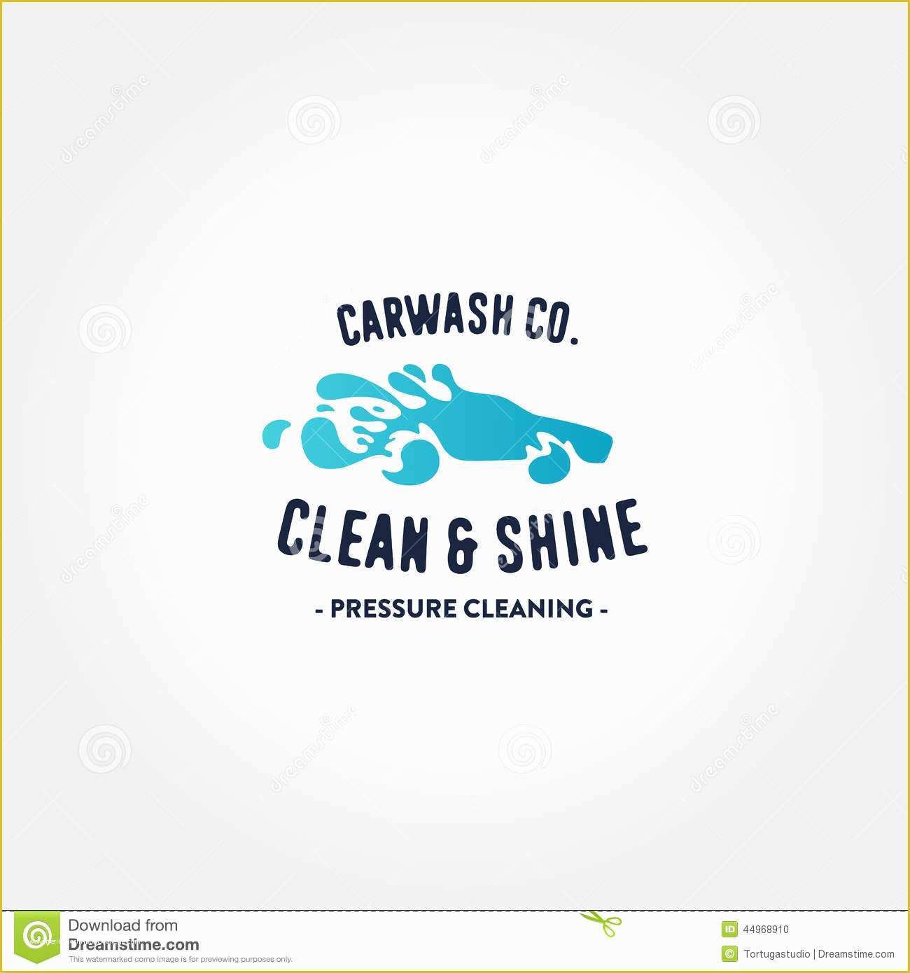 Car Wash Logo Template Free Of Car Wash Logo Template Stock Vector Image