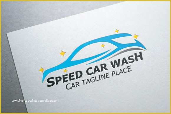 Car Wash Logo Template Free Of Speed Car Wash Logo Logo Templates On Creative Market